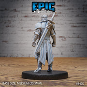Tower Knight - Epic Miniatures | Ninth Age | 32mm | Chivalry Garden | Cavalry | Fighter | Guard | Royal | King