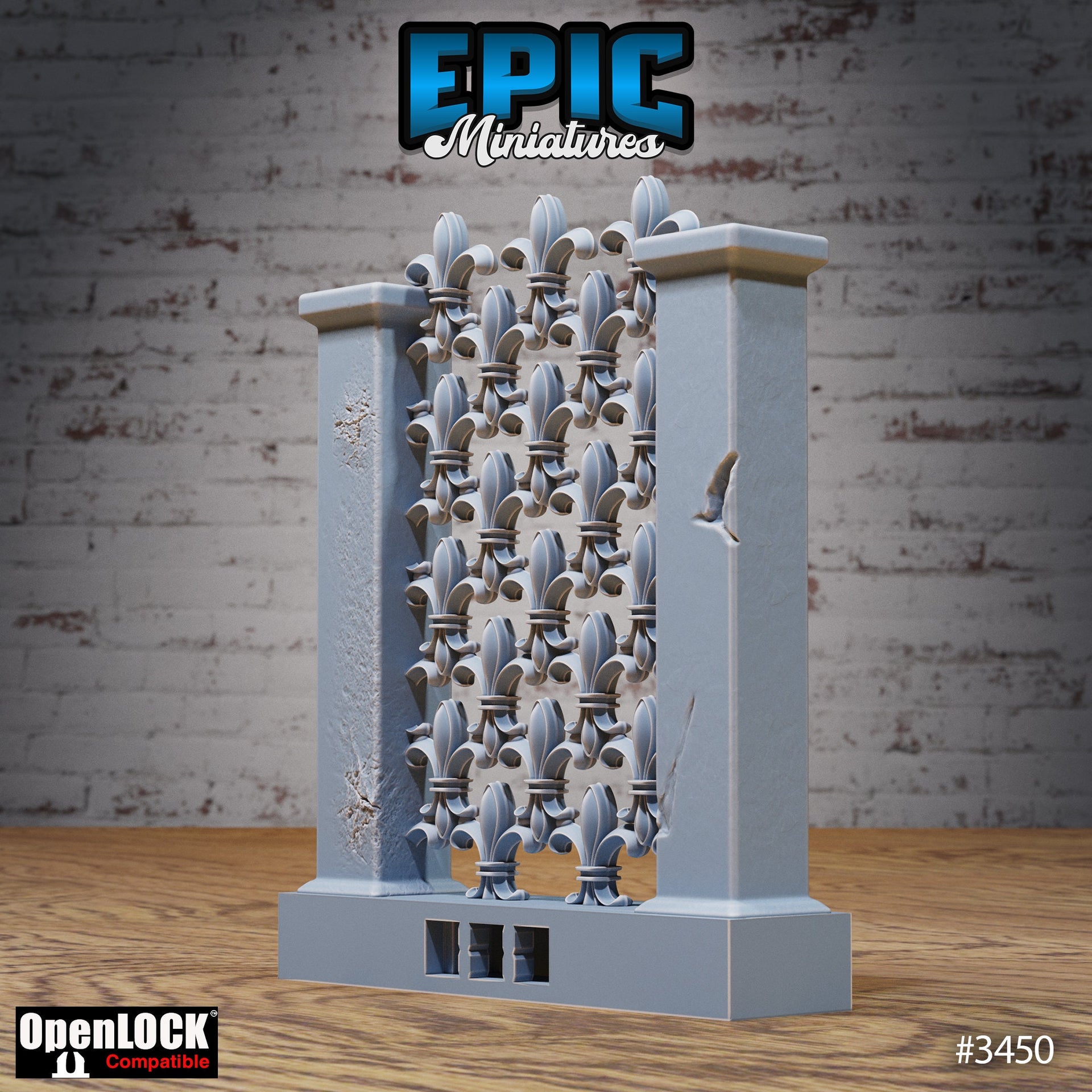 Chivalry Garden Openlock Dungeon Tiles - Epic Miniatures | Ninth Age | 32mm | FDM | Modular | Custom | Hedge Maze