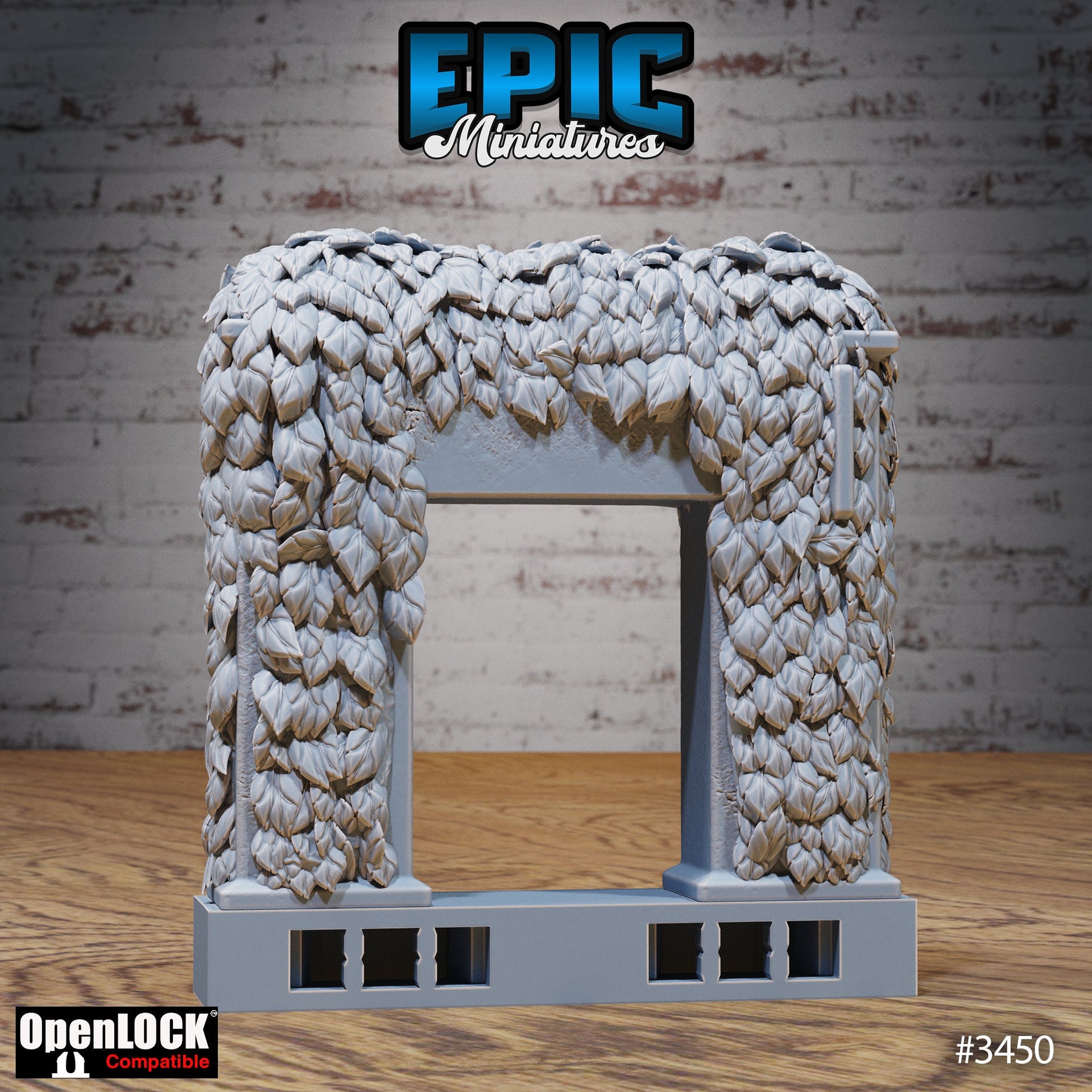 Chivalry Garden Openlock Dungeon Tiles - Epic Miniatures | Ninth Age | 32mm | FDM | Modular | Custom | Hedge Maze