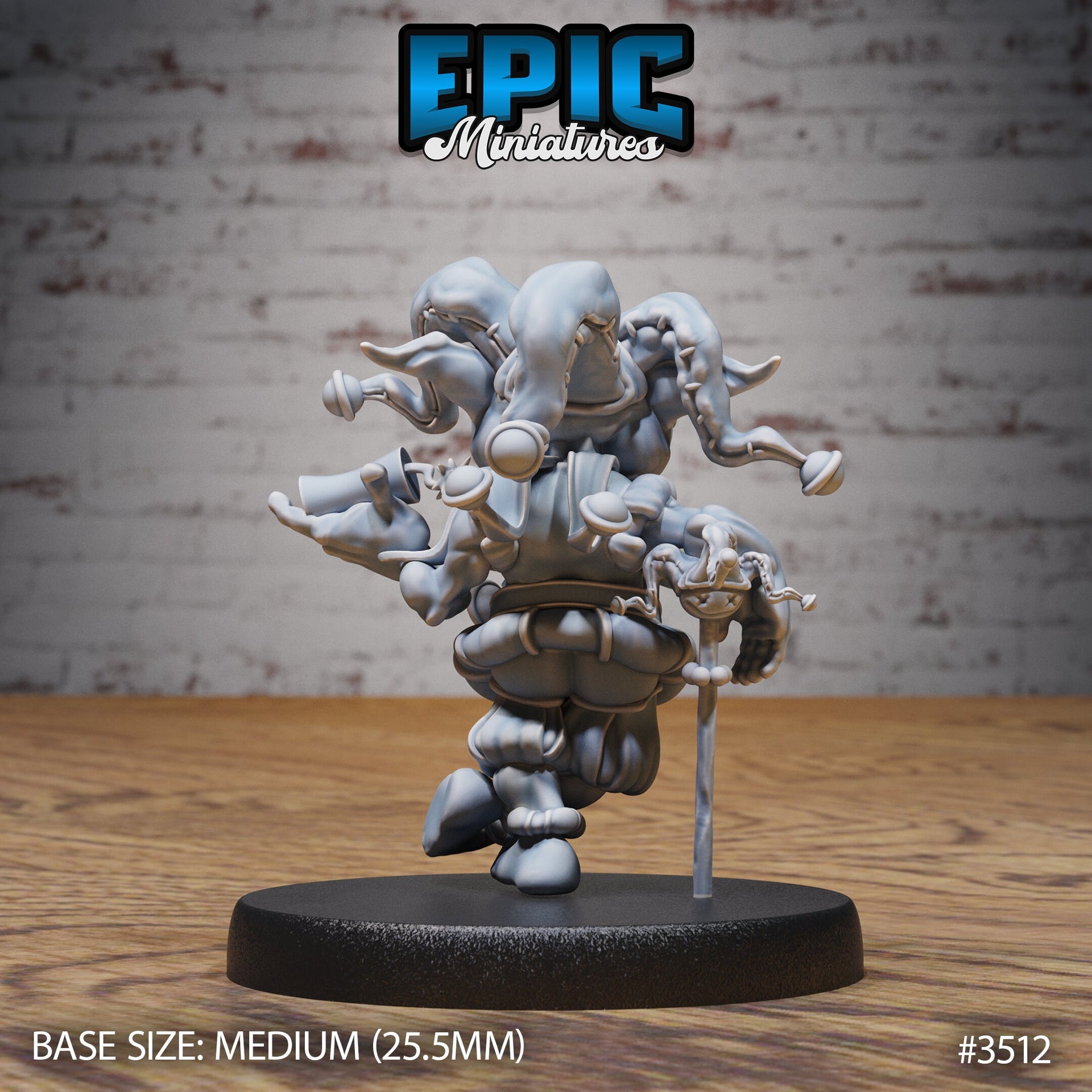 Goblin Clown - Epic Miniatures | Ninth Age | 32mm | Nightsky Carnival | Circus | Big Top | Trickster | Jester