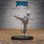 Monk Female Player Character - Epic Miniatures | Ninth Age | 32mm |Iron Fist Tournament | Martial Artist | Fighter | Brawler