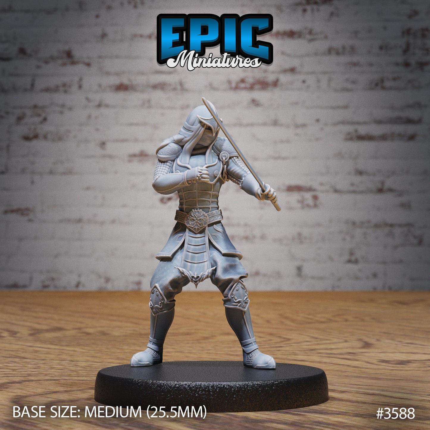 Shadow Ninja - Epic Miniatures | Ninth Age | 32mm |Iron Fist Tournament | Warrior | Rogue | Assassin | Bandit