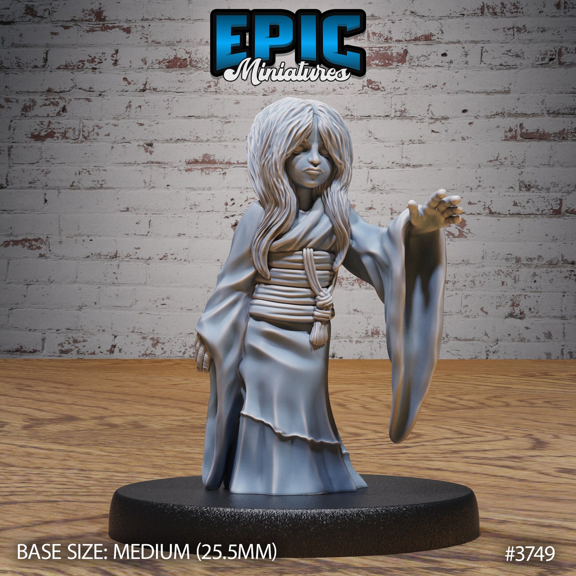 Ghost Girl - Epic Miniatures | 28mm | 32mm | Oni Nightmare | Yokai | Demon | Japanese Ghost | Kimono