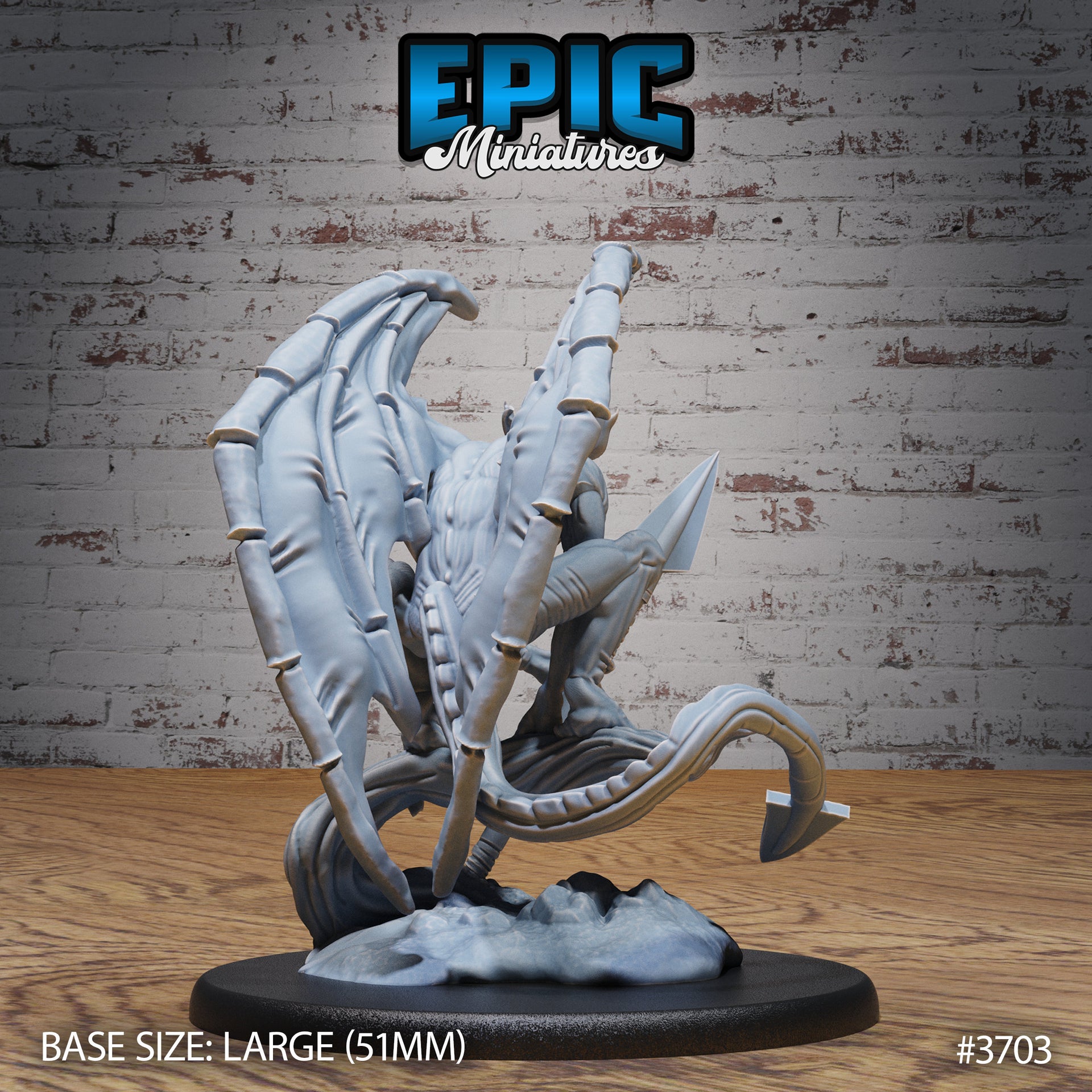 Night Gaunt Stalker - Epic Miniatures | 28mm | 32mm | Eldritch Darkness | Cthulhu | Demon | Alien