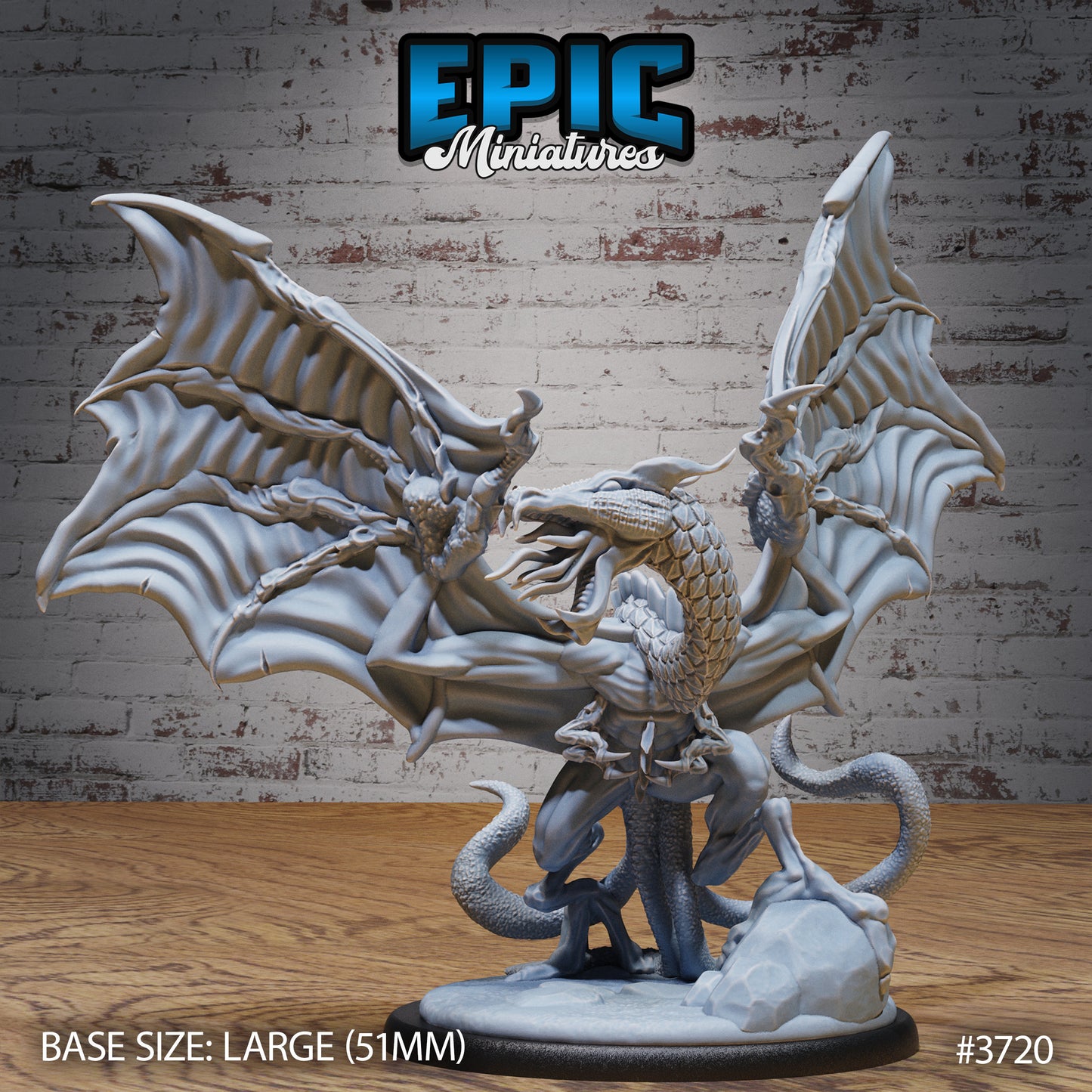 Eldritch Wyvern - Epic Miniatures | 28mm | 32mm | Eldritch Darkness | Demon | Alien | Astral | Mutant