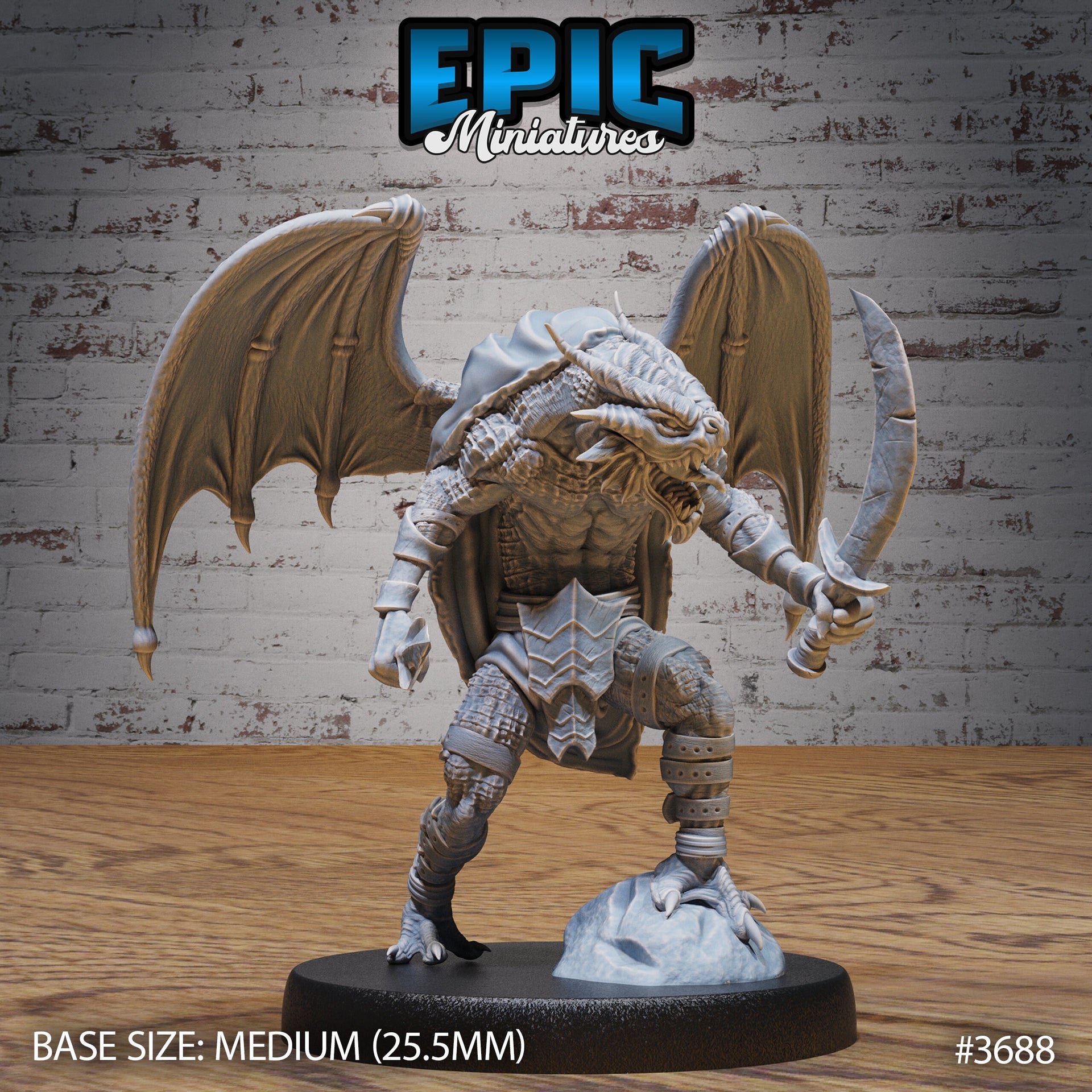 Draconid Bandit - Epic Miniatures | 28mm | 32mm | Bandit Camp | Rogue | Thief | Robber