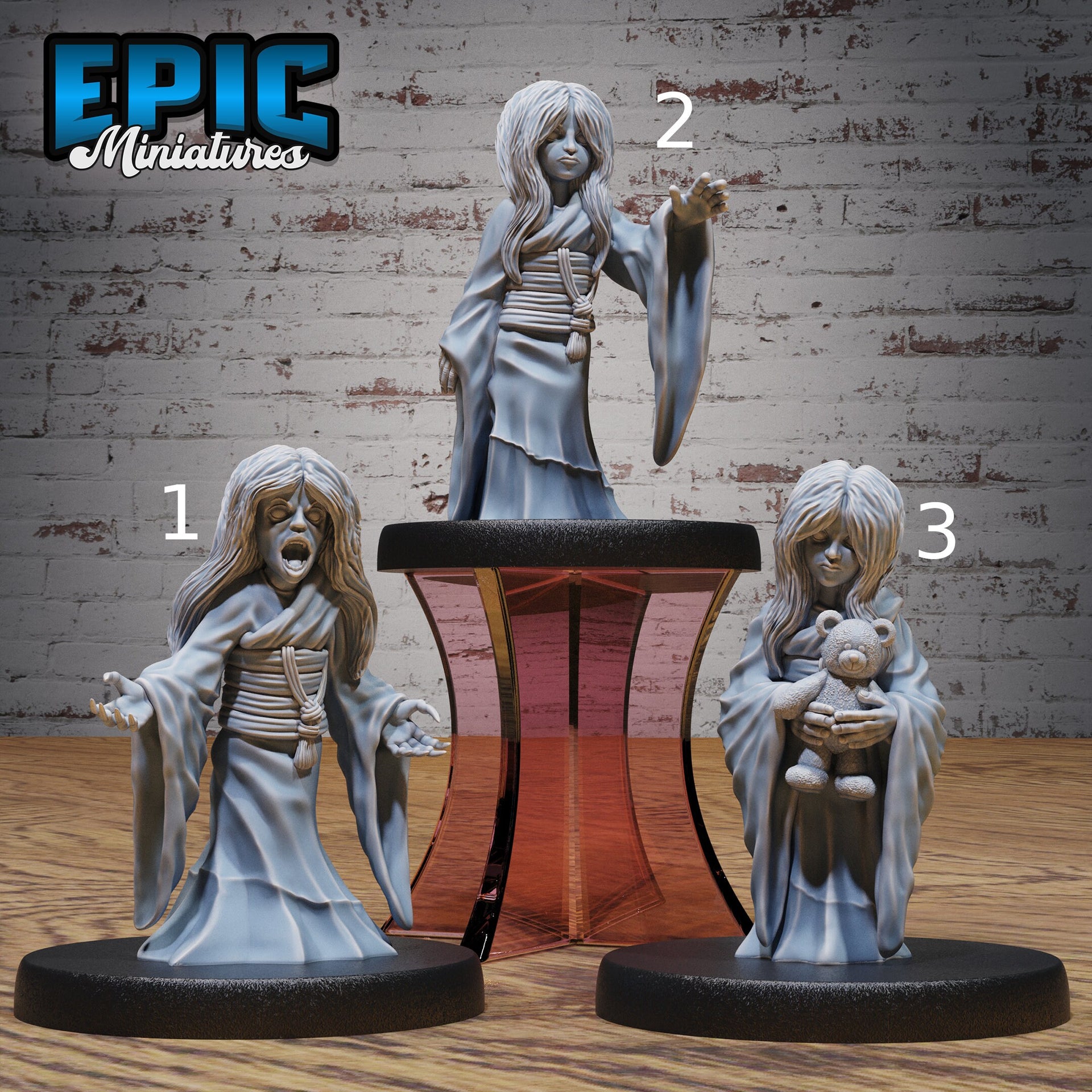 Ghost Girl - Epic Miniatures | 28mm | 32mm | Oni Nightmare | Yokai | Demon | Japanese Ghost | Kimono