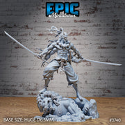 Oni Demon Overlord - Epic Miniatures | 28mm | 32mm | Oni Nightmare | Yokai | Devil | Fighter| Huge | Champion