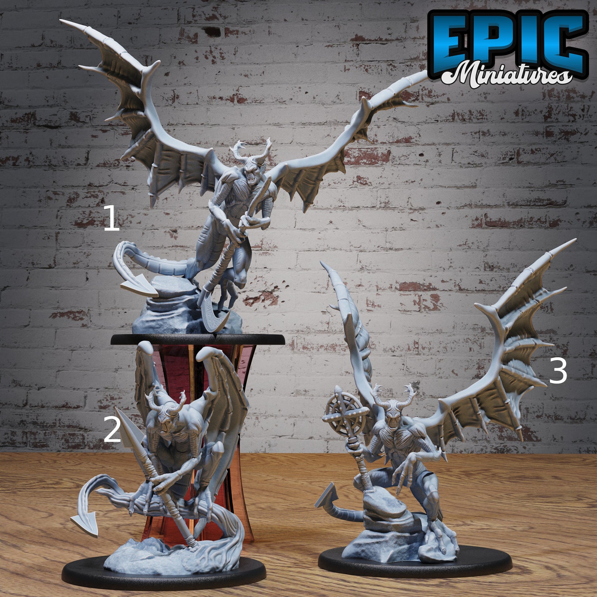 Night Gaunt Stalker - Epic Miniatures | 28mm | 32mm | Eldritch Darkness | Cthulhu | Demon | Alien