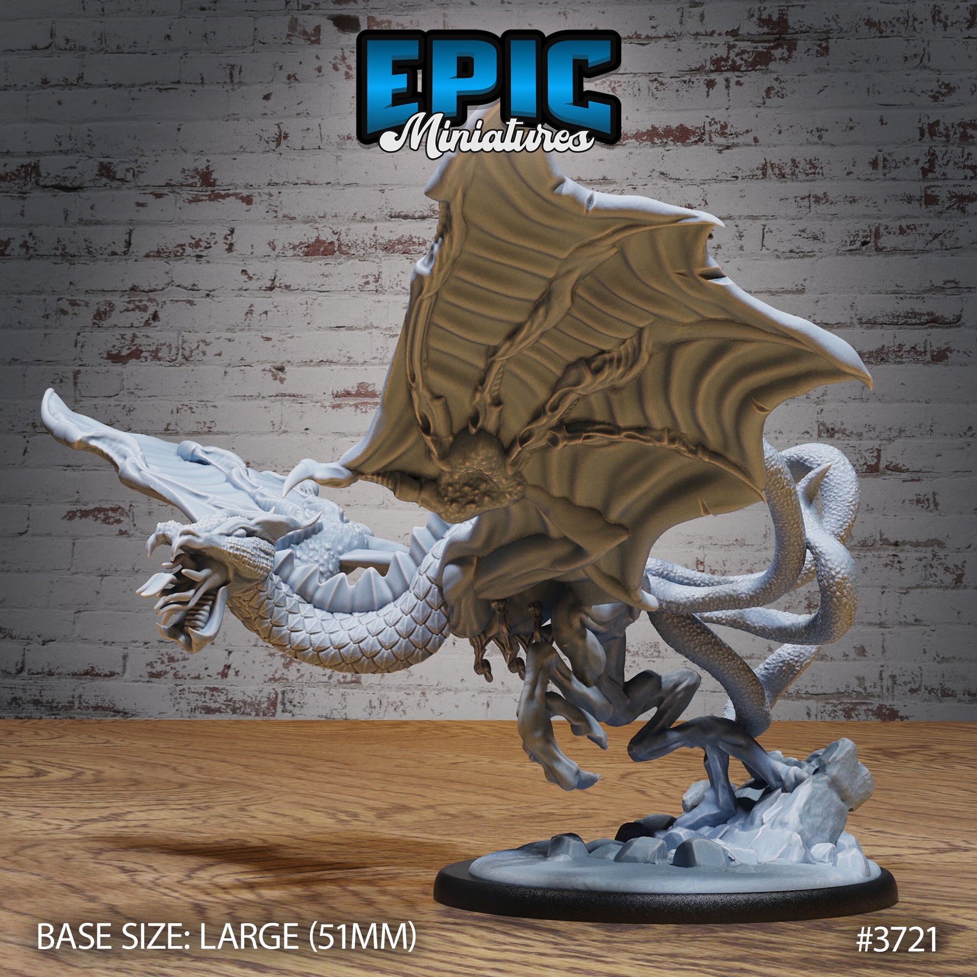 Eldritch Wyvern - Epic Miniatures | 28mm | 32mm | Eldritch Darkness | Demon | Alien | Astral | Mutant