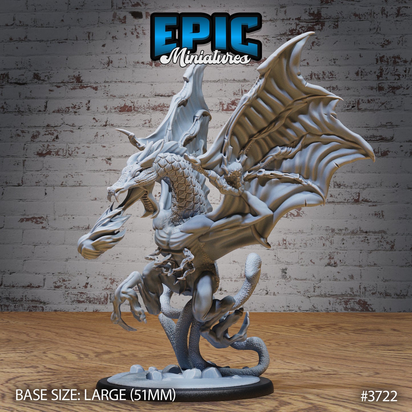 Eldritch Wyvern - Epic Miniatures | 28mm | 32mm | Eldritch Darkness | Demon | Alien | Astral | Mutant