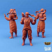 Shardforged Deckhand and Dog- Arcane Minis | 32mm | Mech | Robot | Pirate | Sailor | Doggo