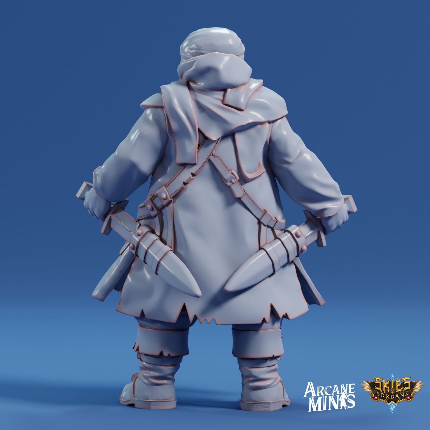 Halfling Rogue - Arcane Minis | 32mm | Swindlers Luck | Pirate | Thief | bnandit