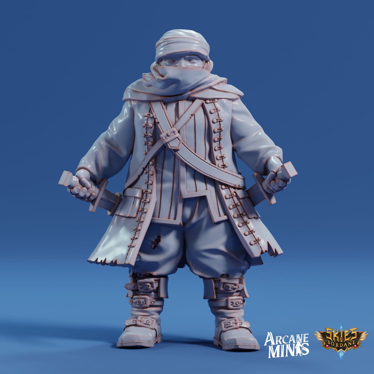 Halfling Rogue - Arcane Minis | 32mm | Swindlers Luck | Pirate | Thief | bnandit