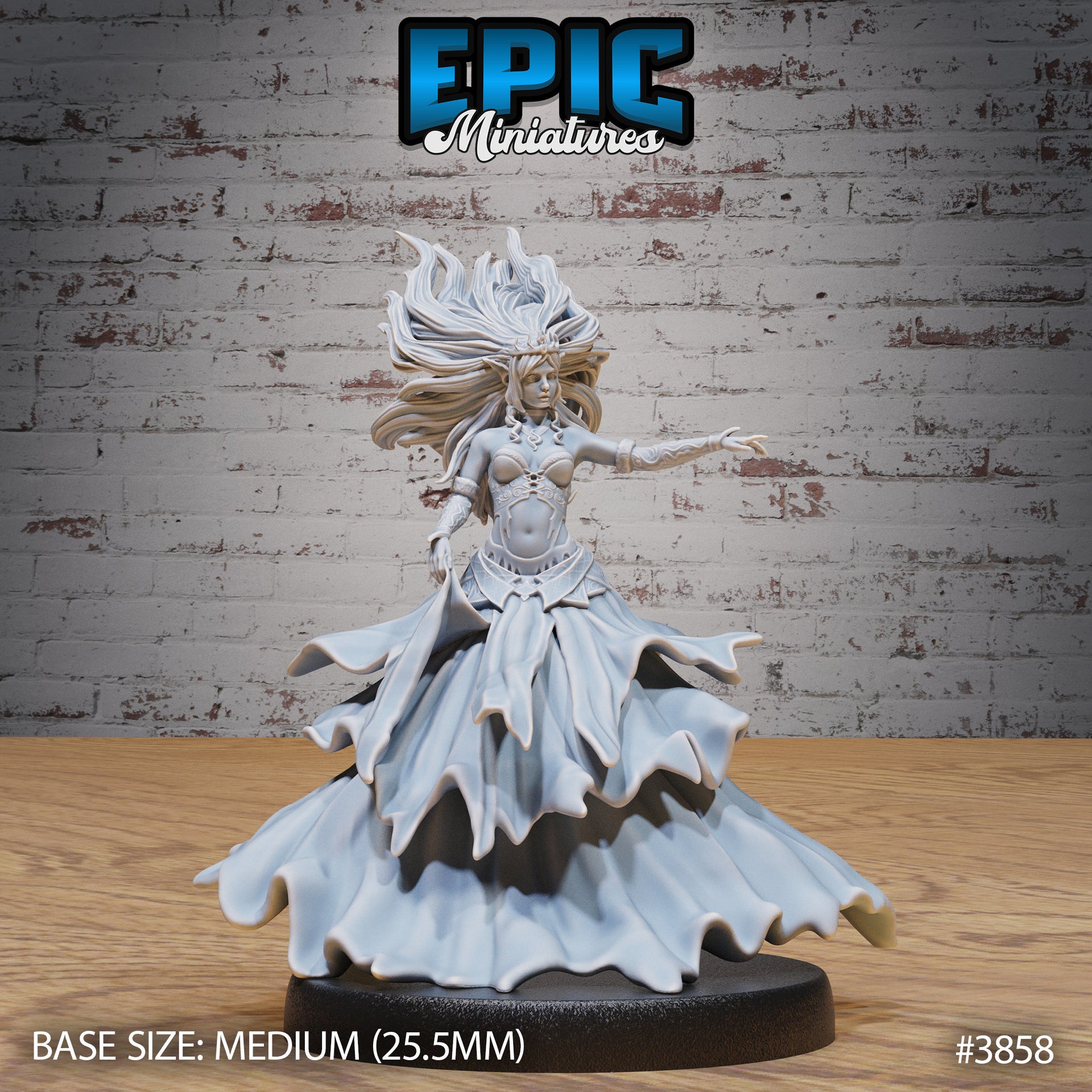 Elven Ghost Princess - Epic Miniatures | Gruesome Graveyard | 28mm | 32mm | Undead | Banshee | Wight