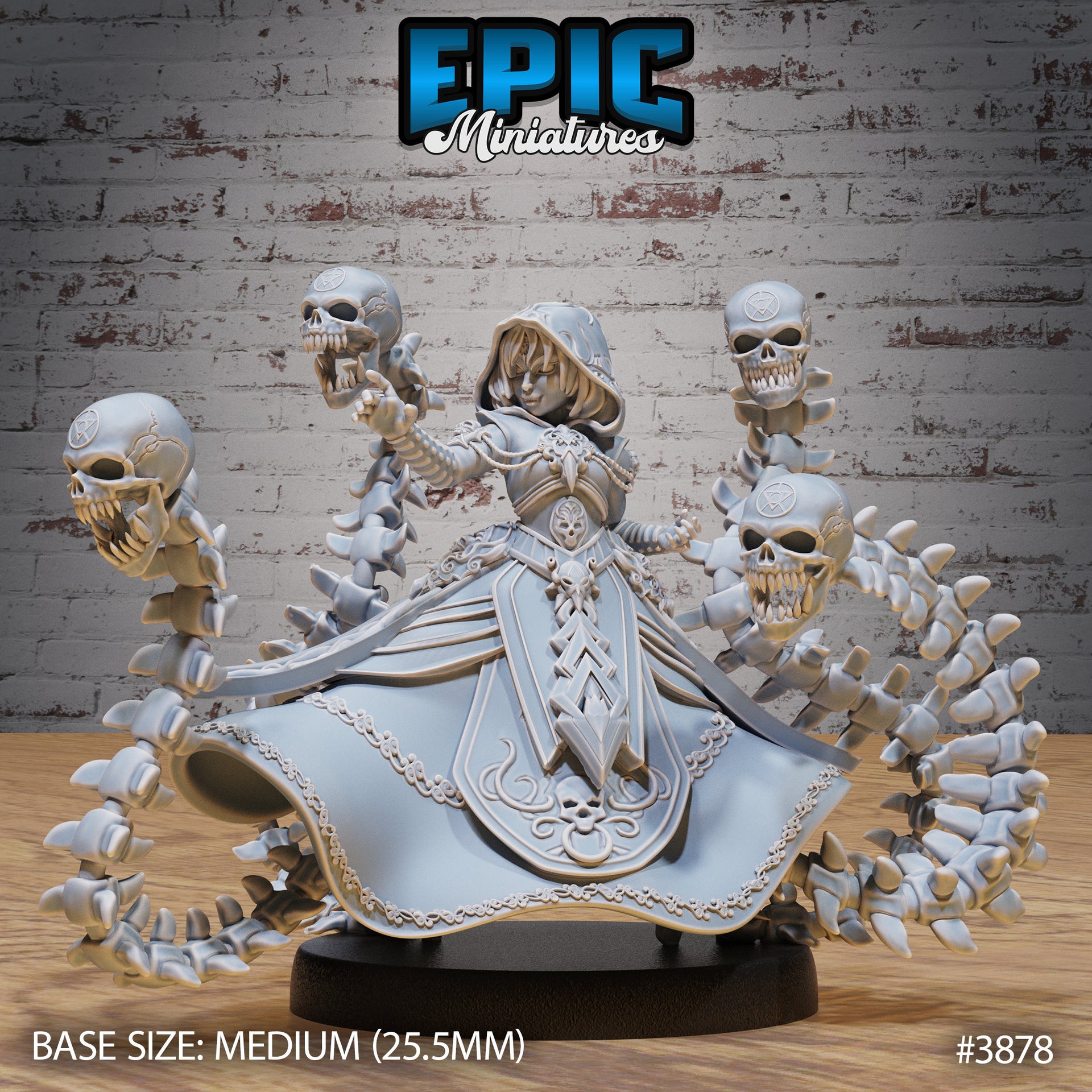 Gnome Lich Queen - Epic Miniatures | Gruesome Graveyard | 28mm | 32mm | Necromancer | Skeleton