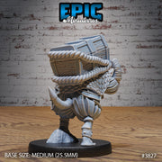 Armadillo Conquistador - Epic Miniatures | New World Conquest | 28mm | 32mm | Armadillo Folk | Spanish | Standard Bearer | Treasure