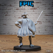 Conquest Leader - Epic Miniatures | New World Conquest | 28mm | 32mm | Armadillo Folk | Spanish | Captain | Commander