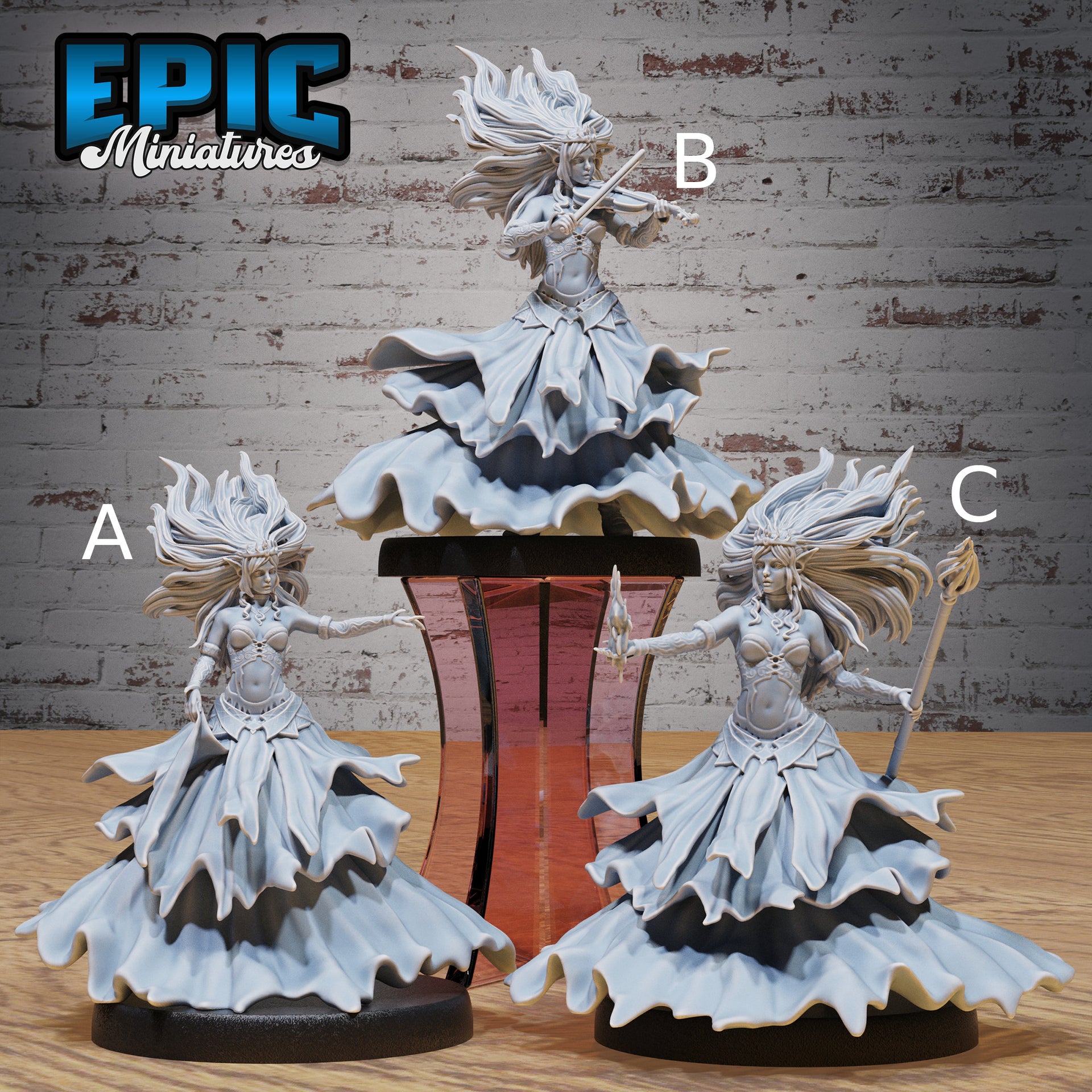Elven Ghost Princess - Epic Miniatures | Gruesome Graveyard | 28mm | 32mm | Undead | Banshee | Wight
