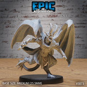 Graveyard Gargoyle - Epic Miniatures | Gruesome Graveyard | 28mm | 32mm | Statue| Haunted | Demon