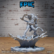 Dark Fish Folk - Epic Miniatures | 32mm | Sinister Harbor | Speer | Hunting | Soldier