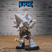 Turtle Folk Necromancer - Epic Miniatures | 32mm | Sinister Harbor | Warlock | Sorcerer