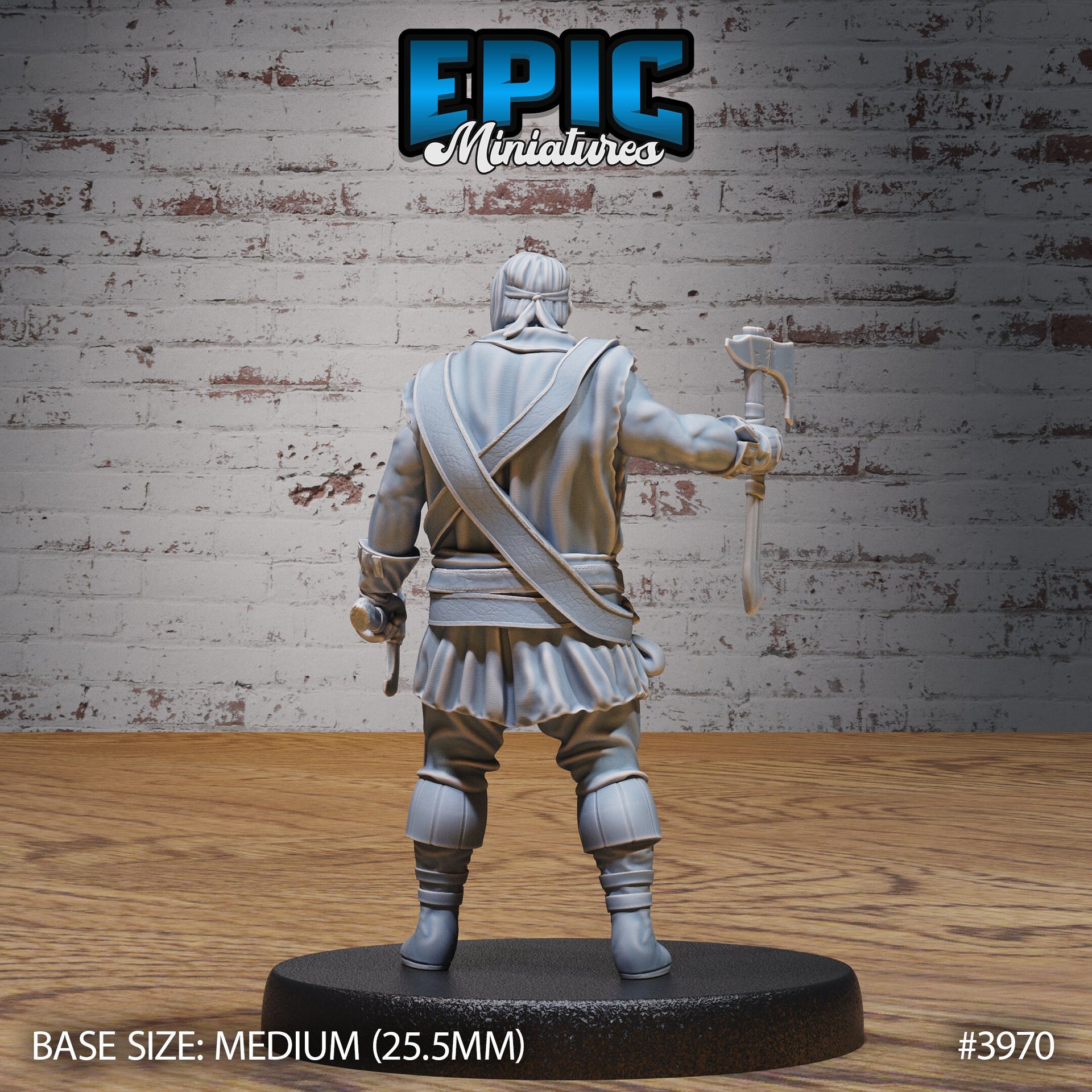Harbor Worker - Epic Miniatures | 32mm | Sinister Harbor | Pirate | Sailor | Bandit