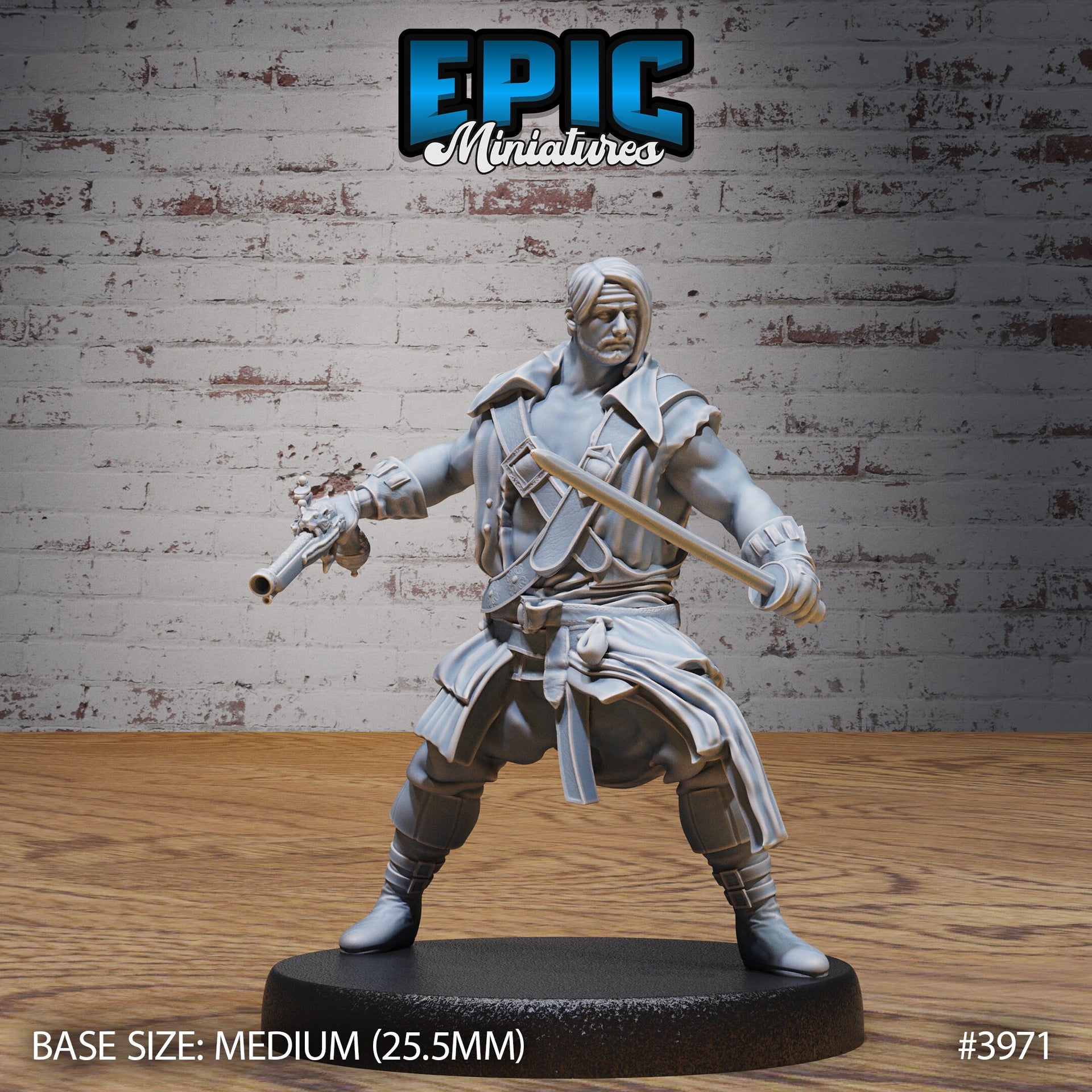 Harbor Worker - Epic Miniatures | 32mm | Sinister Harbor | Pirate | Sailor | Bandit