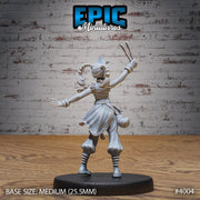 Food Stall VBendor- Epic Miniatures | 32mm | Festival Village | Merchant | Pig Mount | Noodles | Monk