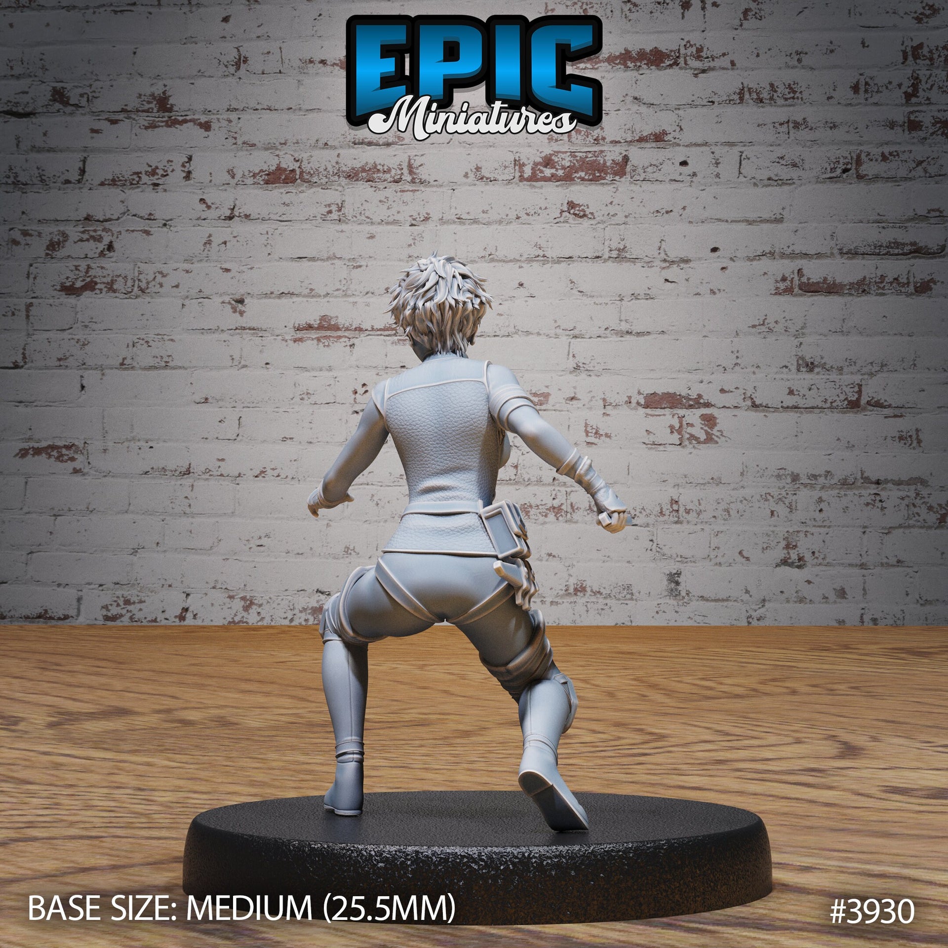 Rogue Novice Female - Epic Miniatures | 28mm | 32mm | Demonic Guild | Assassin | Bandit | Thief