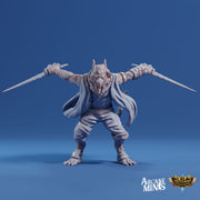 Drekon Whelp, Pirate Crew - Arcane Minis | 32mm | Dragon Folk | Archer | Warband | Fighter | Brigand