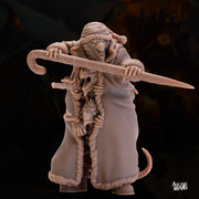 Drekon Santa Infiltrator- Arcane Minis | 32mm | 3 kobolds in a trenchcoat | Rogue | Assassin