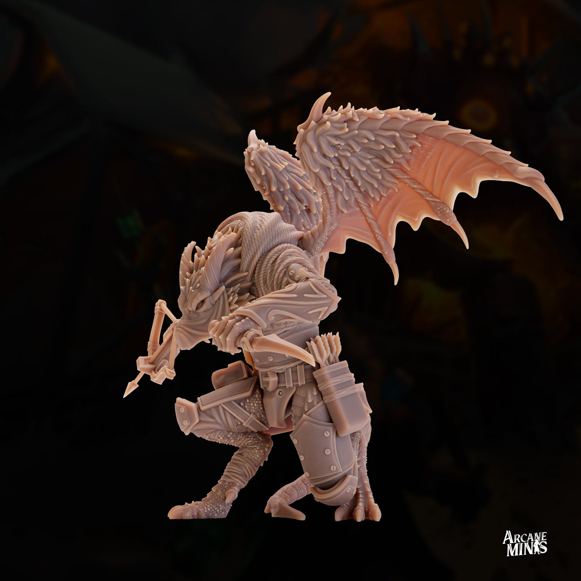 Drekon Shadowstalker Rogue - Arcane Minis | 32mm | Dragon Folk | Assassin | Bandit