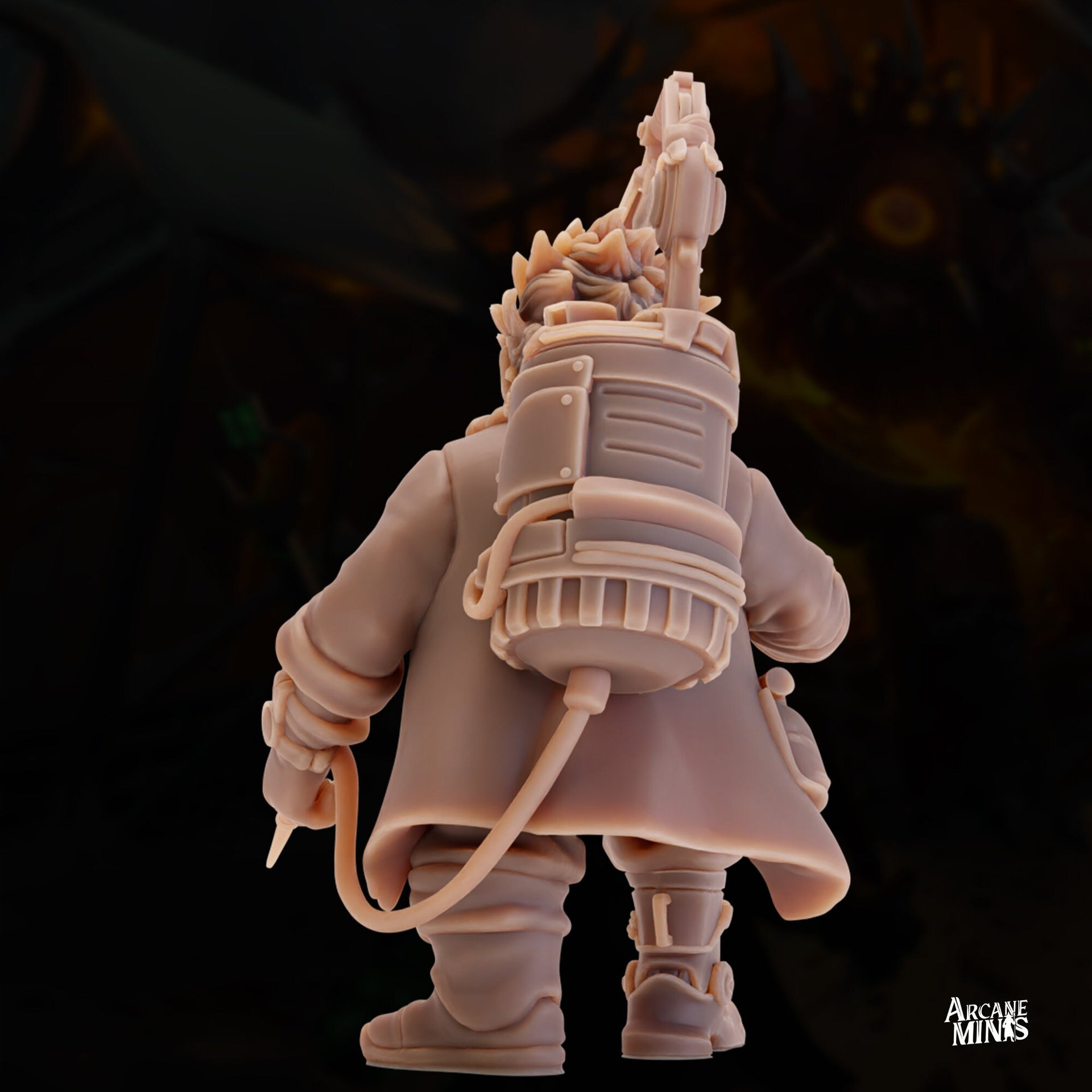 Gnome Inventor- Arcane Minis | 32mm | Toymakers Terror | Engineer | Artificer