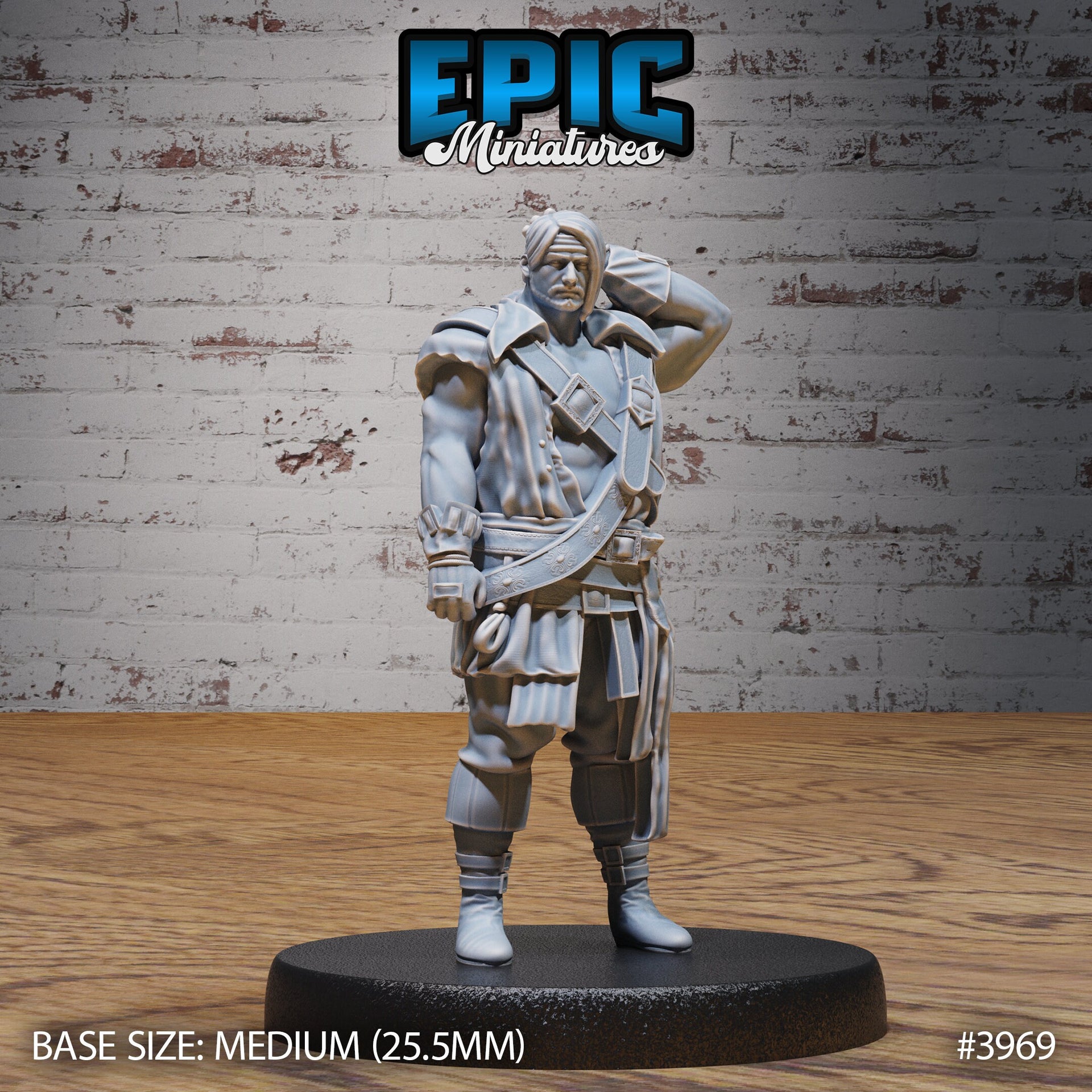 Harbor Worker - Epic Miniatures | 32mm | Sinister Harbor | Pirate | Sailor | Bandit