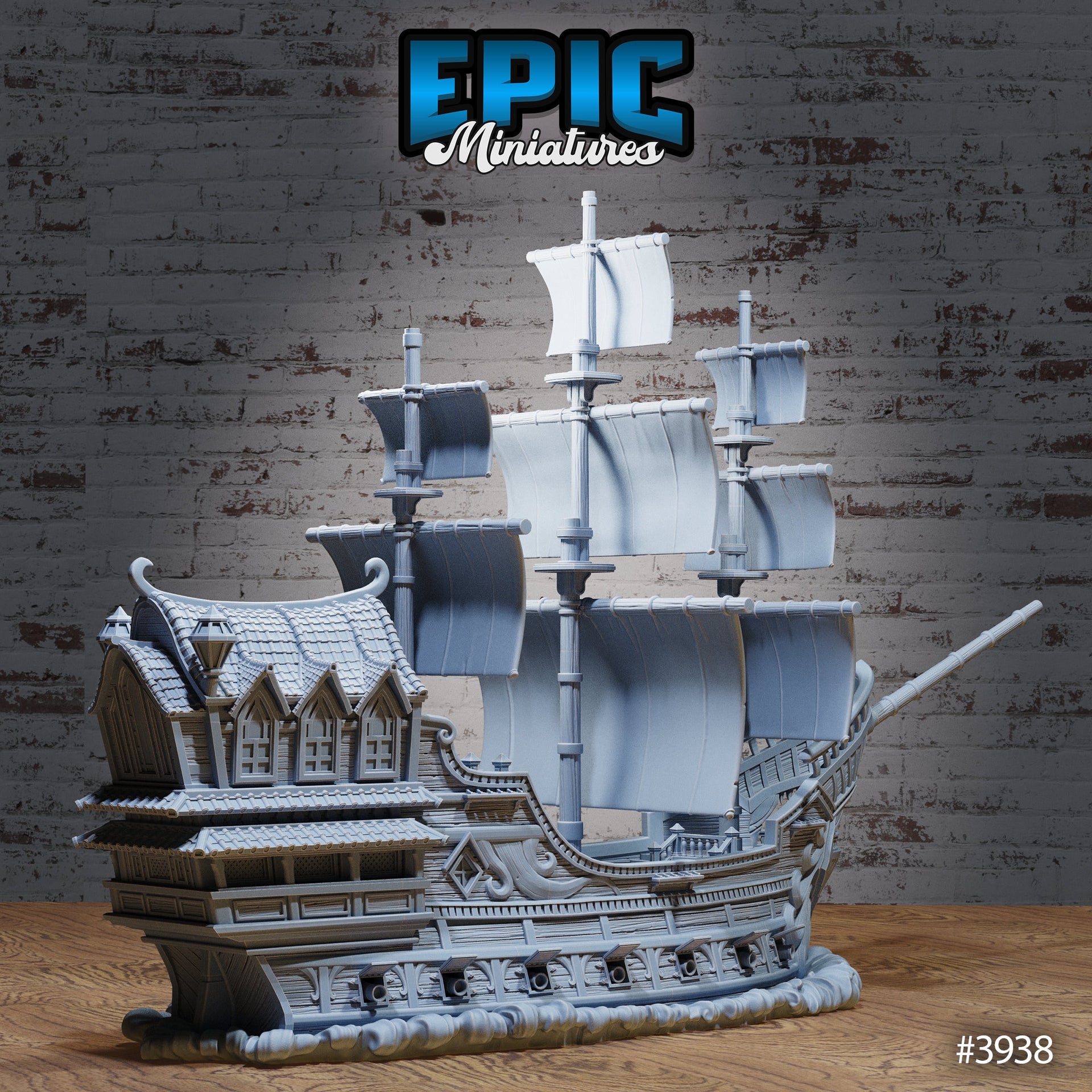 Dark Ship Calypso - Epic Miniatures | Sinister Harbor | 28mm | 32mm | Ghost Ship | Davy Jones | Octopus | Pirate