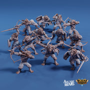 Drekon Whelp, Pirate Crew - Arcane Minis | 32mm | Dragon Folk | Archer | Warband | Fighter | Brigand