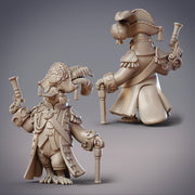 Boondaburra Captain Mushen, Platypus Sailor - CobraMode | Miniature | Wargaming | Roleplaying Games | 32m | Admiral | Pirate | Navy