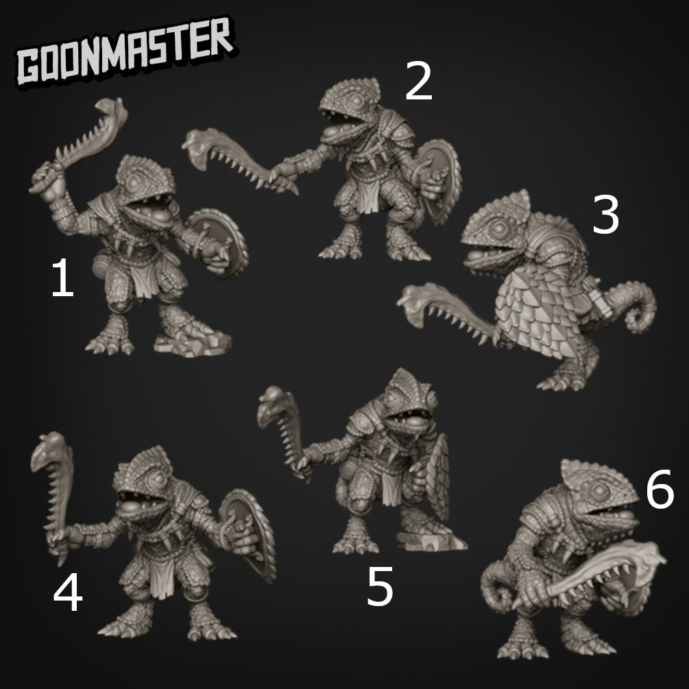 Chameleon Shield Infantry - Goonmaster | Miniature | Pathfinder | Wargaming | Roleplaying Games | 32mm