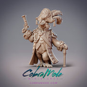 Boondaburra Captain Mushen, Platypus Sailor - CobraMode | Miniature | Wargaming | Roleplaying Games | 32m | Admiral | Pirate | Navy