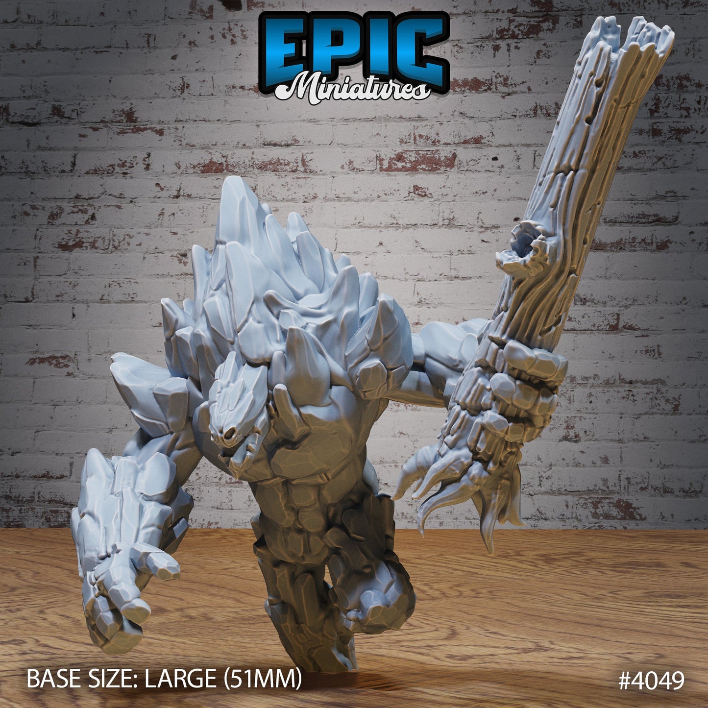Earth Elemental - Epic Miniatures | Elemental Lands | 28mm | 32mm | Golem | Stone