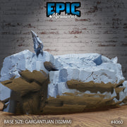 Lava Whale - Epic Miniatures | Elemental Lands | 28mm | 32mm | Land Shark | Gargantuan