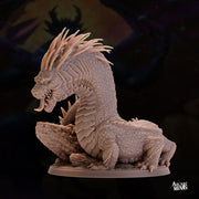 Scaleburn Basilisk - Arcane Minis | 32mm | Monster Madness | Dragon | Huge | Behir