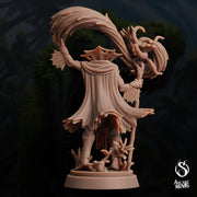 Sahuagin Druid - Arcane Minis | 32mm | Dino Domination | Fishfolk | Sorcerer
