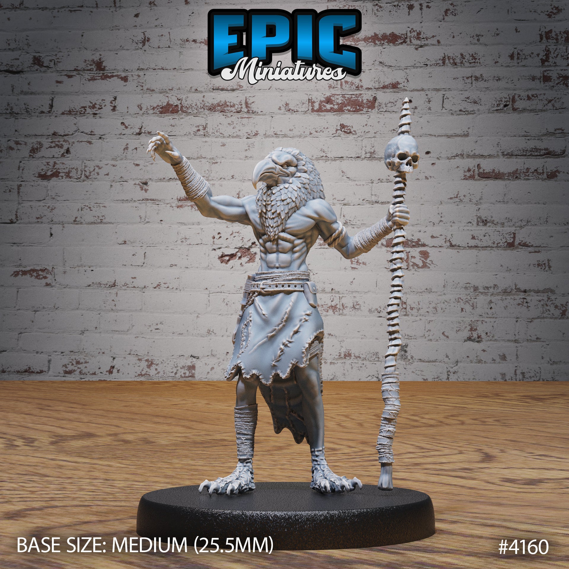 Servant of Thot - Epic Miniatures | Bone Desert | 28mm | 32mm | Egypt | Birdfolk | Fighter