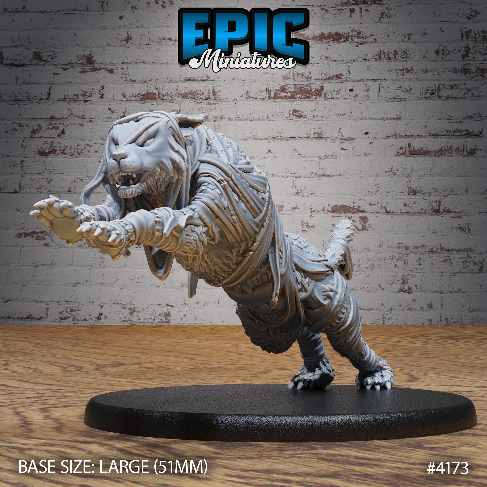 Lynx Mummy - Epic Miniatures | Bone Desert | 28mm | 32mm | Egypt | Guard | Undead