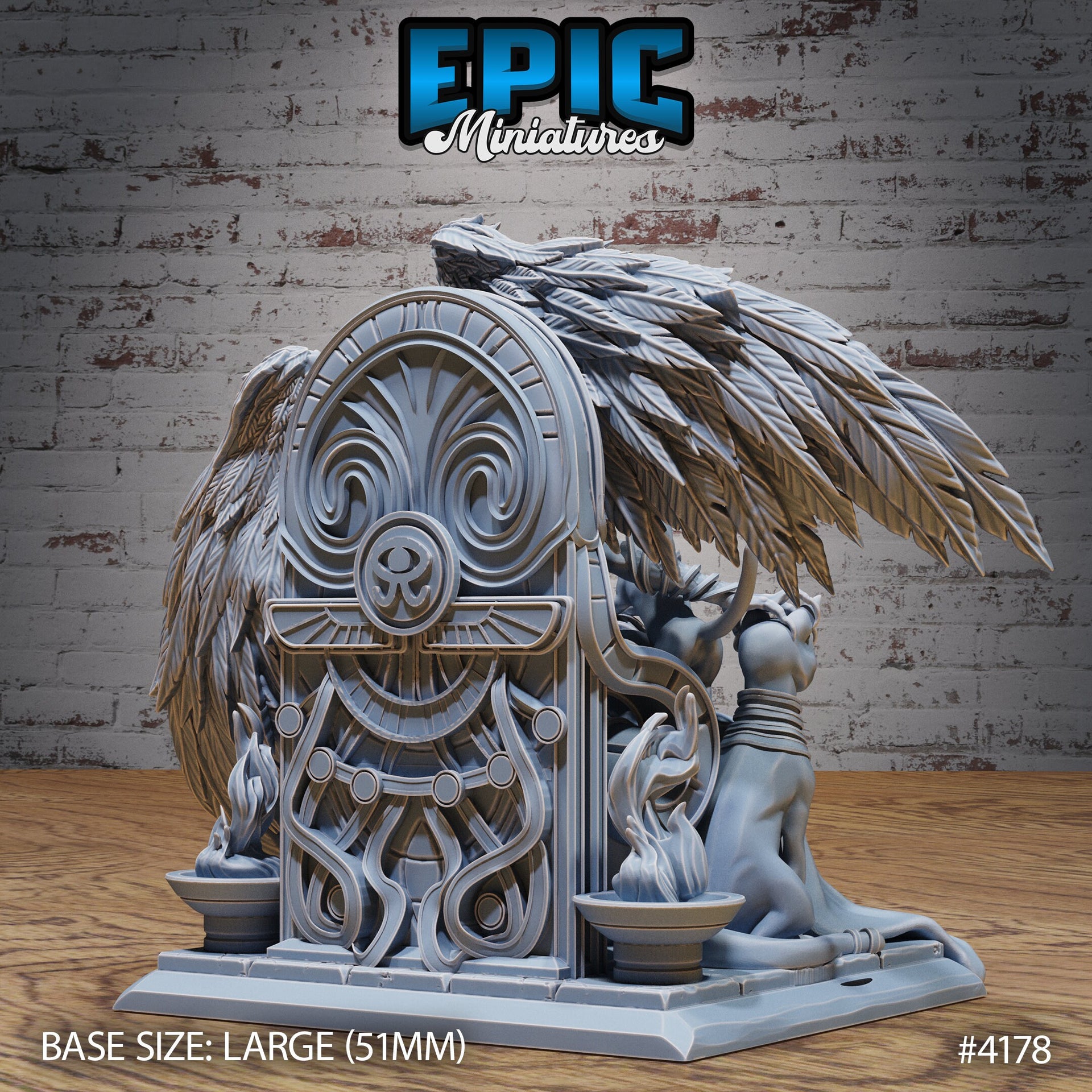 Cat Goddess Bastet Avatar - Epic Miniatures | Bone Desert | 28mm | 32mm | Egypt | Queen | Catfolk | Diety