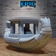 Egyptian River Boats - Epic Miniatures | Bone Desert | 28mm | 32mm | Ritual | Pharoah | Styx