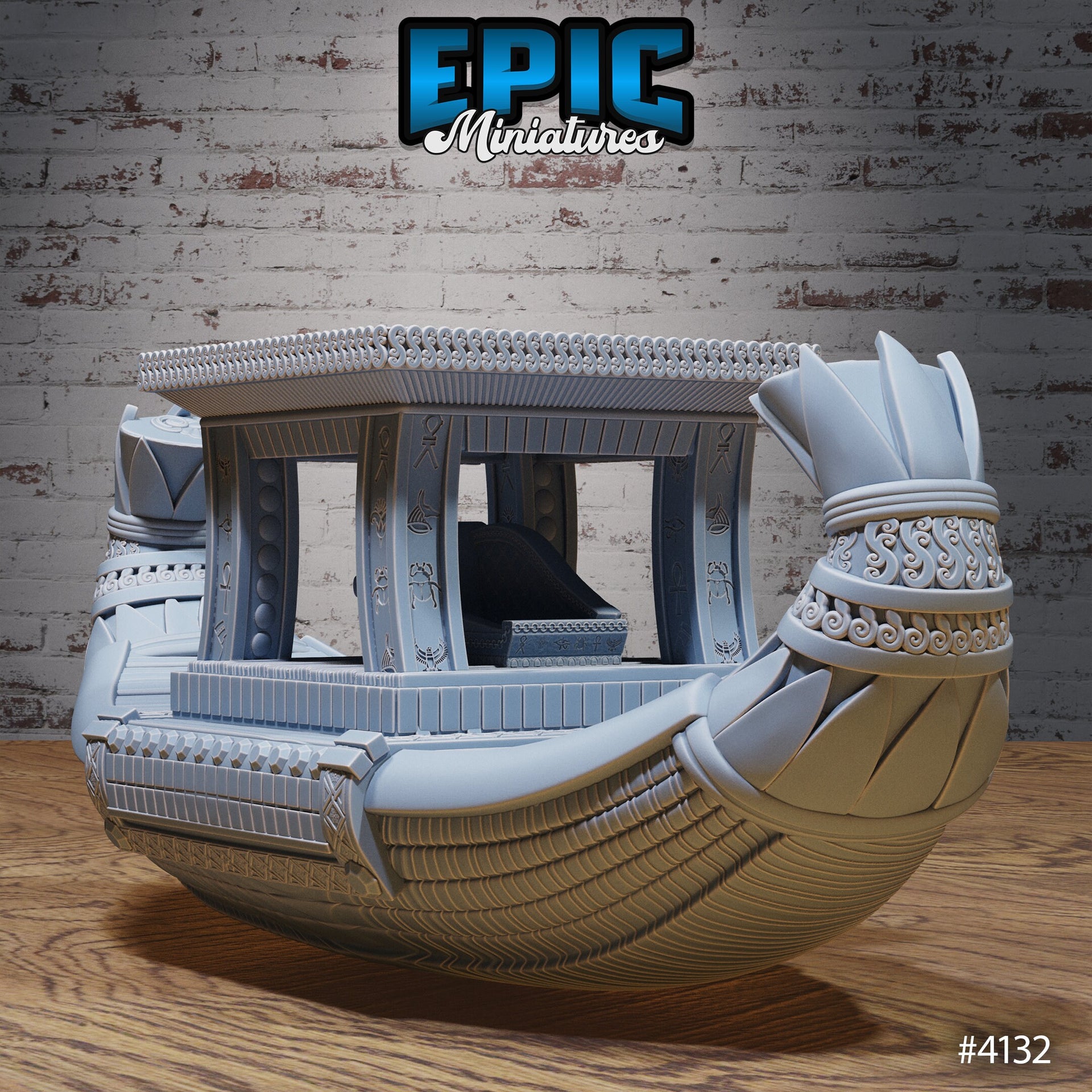 Egyptian River Boats - Epic Miniatures | Bone Desert | 28mm | 32mm | Ritual | Pharoah | Styx