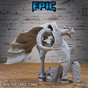 Mountain Wyvern - Epic Miniatures | Dwarf Mountain | 28mm | 32mm | Drake | Mount | Dragon | Ruins